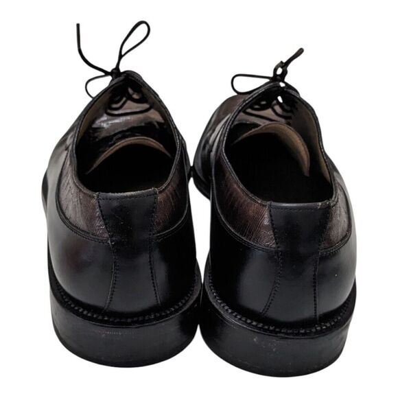 Julio Blanco Genuine Lizard Leather Handmade Oxfords Size 10‎ Made In Spain - Picture 3 of 8